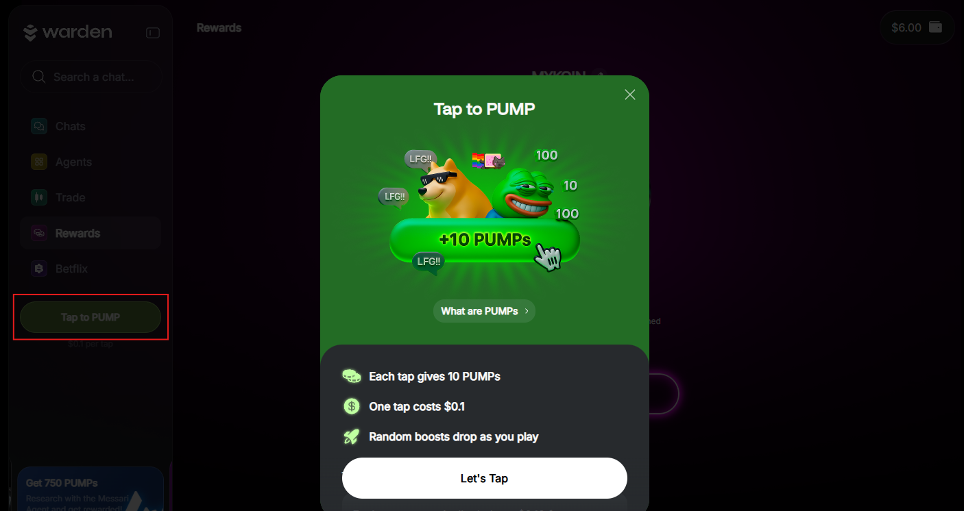 Create and grow your coin in Warden